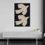 Doves In Flight Elegant Minimalist Peaceful Bird Nature Wall Art Print 1 Piece Wrapped Canvas Wall Art-2046699804