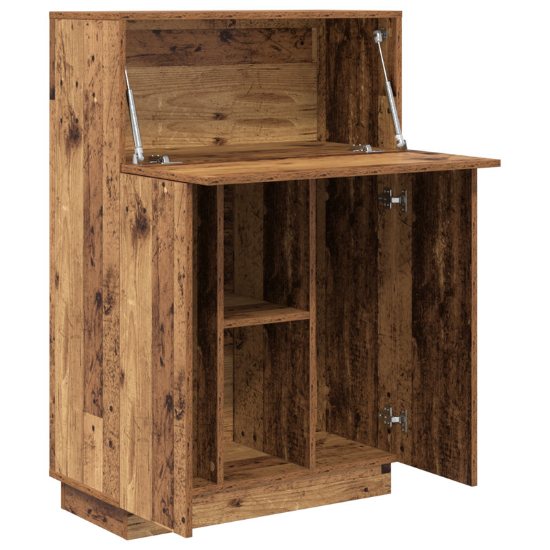 Writing Desk Engineered Wood Large, Old WoodOld Wood