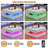 33.9" LED Coffee Table with Storage, Modern High Glossy Living Room Table with 2 Drawers, Double-Layer Design Large Square Center Table-528651010-528651015