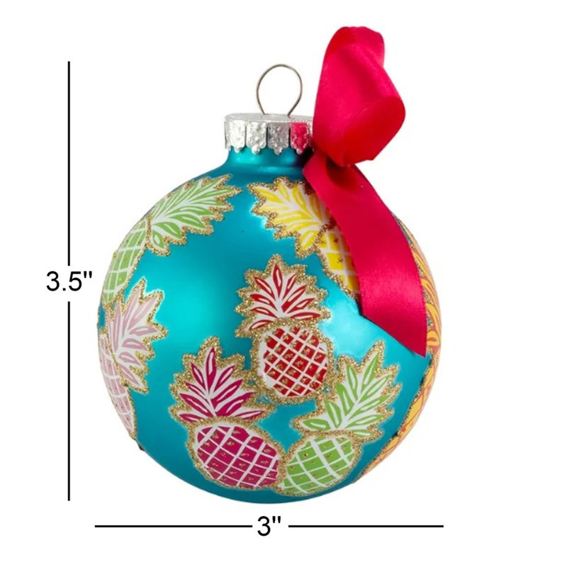 3.5'' Glass Christmas