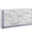 Commode en marbre blanc lune avec DEL