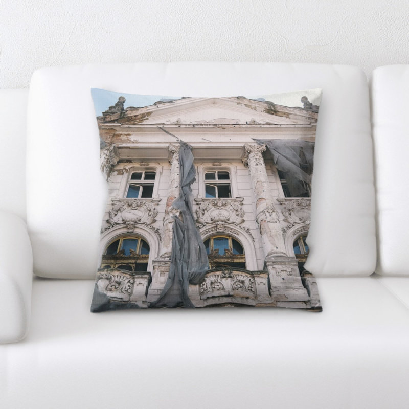 Microsuede Reversible Throw Pillow
