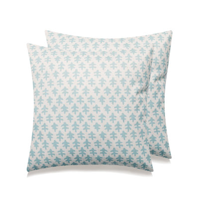 Oat Leaf Polka Dots Linen Pillow Cover