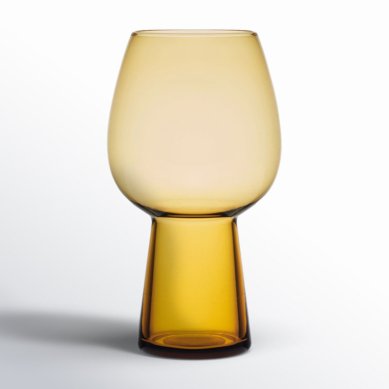 Phoebe 19 oz. Beer Goblets, Amber