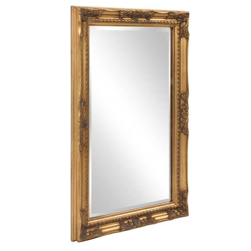 Miroir de salle de bain mural avec cadre en métal Desanto