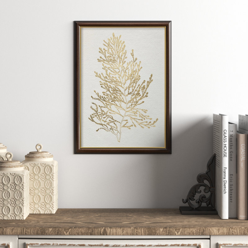 " Gilded Algae IV ", 20" H x 16" W x 2.5" D