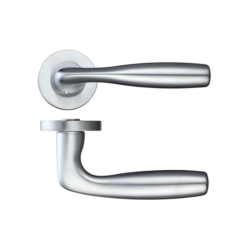 Corvus Latch Door Handle Kit, Polished Chrome