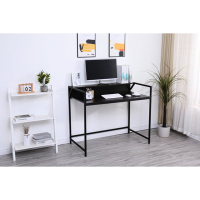 Console noire pour chambre à coucher: moderne et étroite, convient aux petits espaces dans le salon, le vestibule, le couloir Bureau de la chambre à coucher: couloir