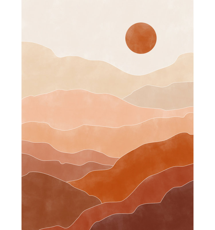 Aspectratioterracotta37, 76.2 cm H x 50.8 cm W
