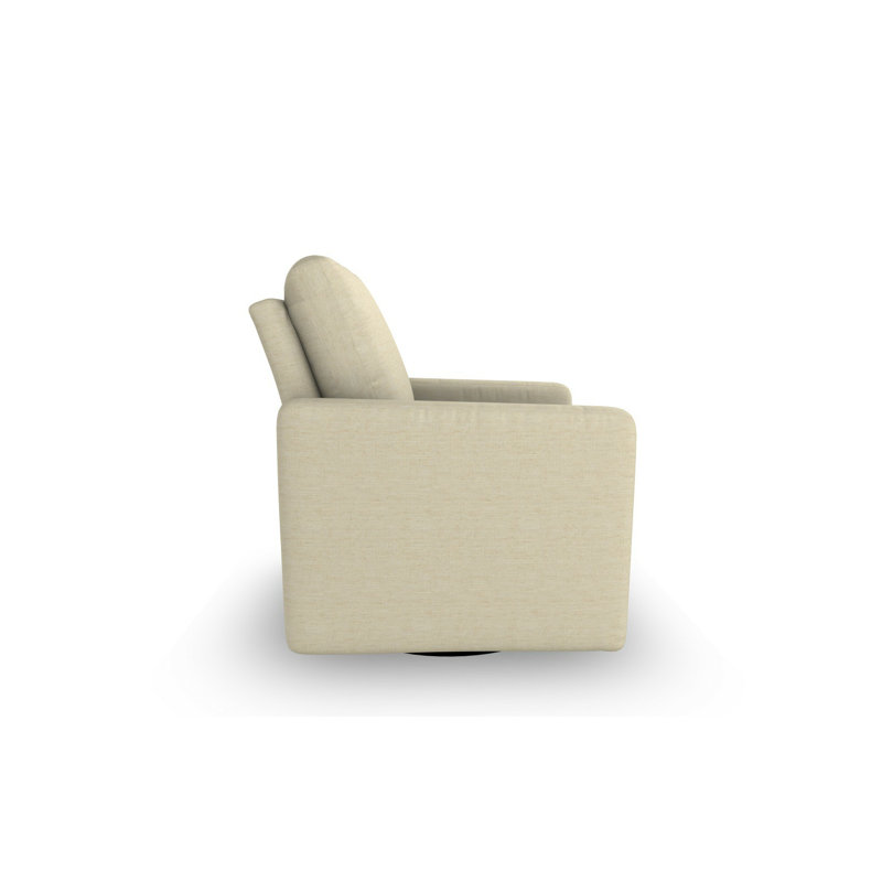 Swivel Barrel Recliner, Eggshell