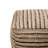 Yinka 18"H Striped Upholstered Pouf Ottoman