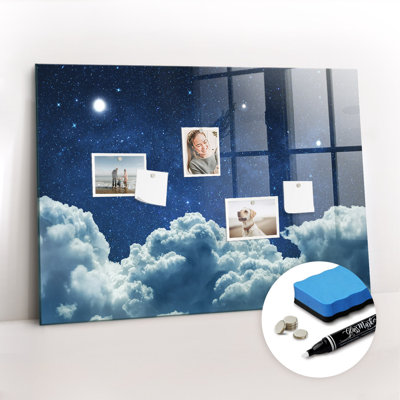 Magnetic Glass Dry Erase Board Bulletin Board