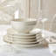 Denby Porcelain Porcelain Classic White China Dinnerware - Set of 12
