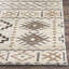 Tapis de zone beige en laine noué la à la main Palni-58839523