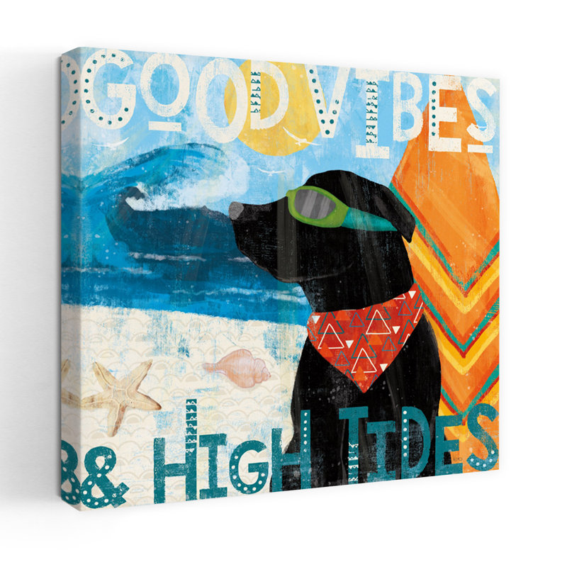 «Good Vibes IV», étoile de mer, art côtier abstrait, H 18 po x l 18 po