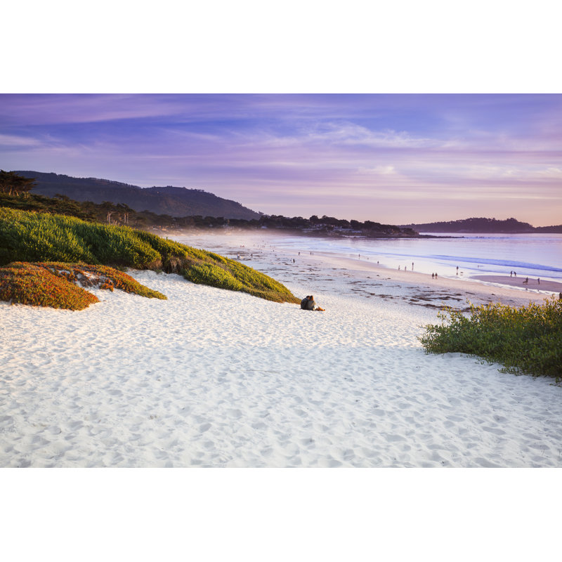 Carmel Beach - Wrapped Canvas Print, 30cm H x 46cm W x 3.8cm D