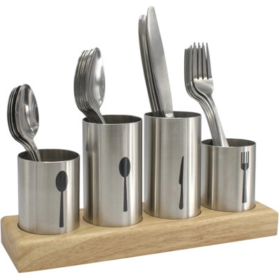 Stainless Steel Flatware Caddy