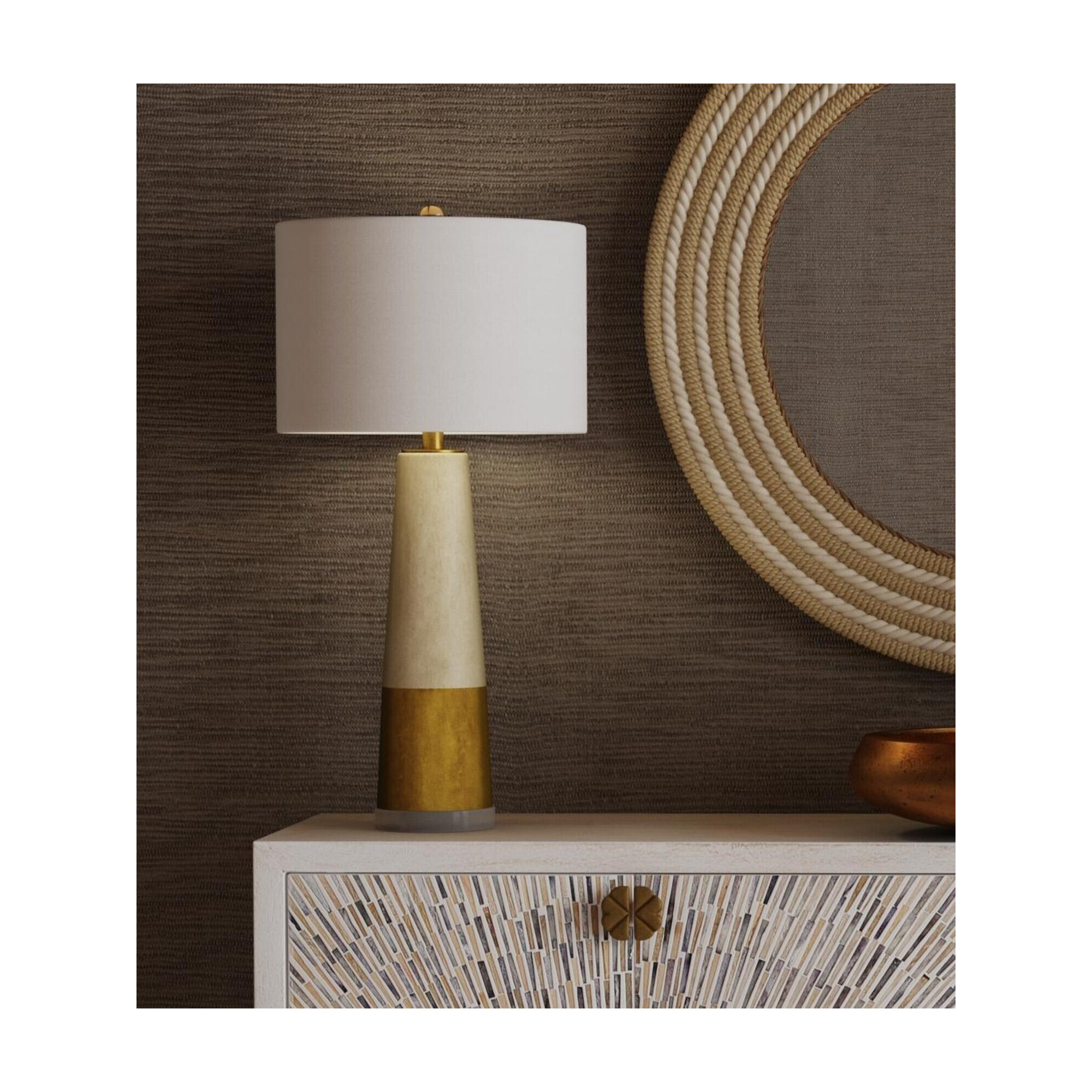 Cabrera Rope Round Wall Mirror