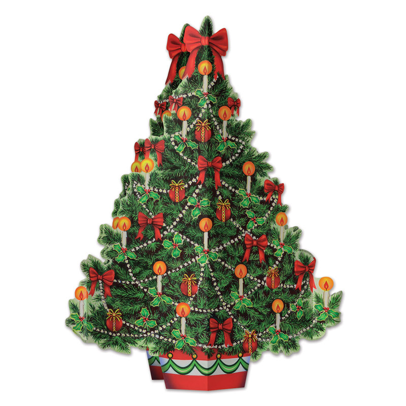 Pièce de centre arbre de Noël 3-D