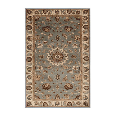 Tapis persan gris lavable à la machine