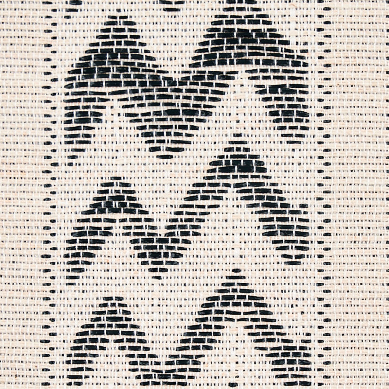 Kudu Stripe Wallpaper, Black