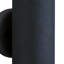 2 - Bulb Hardwired Integrated LED Frosted Glass Outdoor Sconce