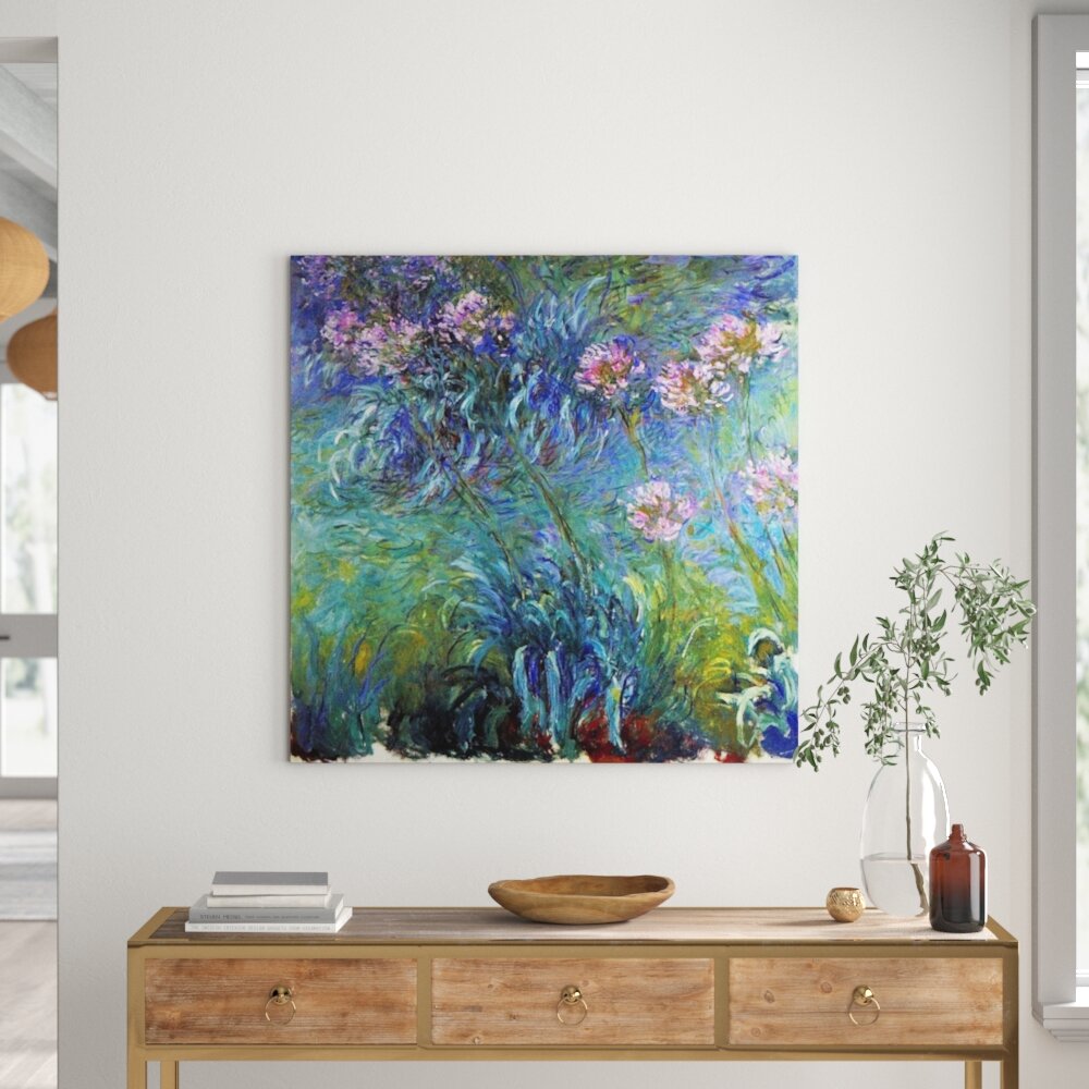 Wandbild Schmucklilien von Claude Monet