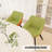 Modern Mdf Dining Table Sets With Green Pu Chairs For Home
