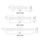 Erby Single Light Glass Aluminum Dimmable LED Flush Mounted Sconce