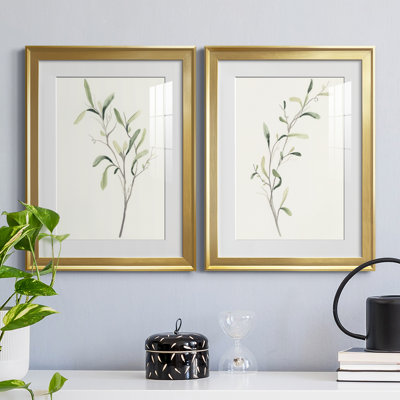 «Spindle Sprig III», reproduction encadrée de qualité supérieure - prête à être accrochée