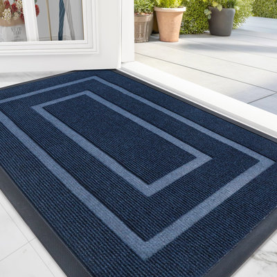 Non-Slip Geometric Indoor / Outdoor Doormat