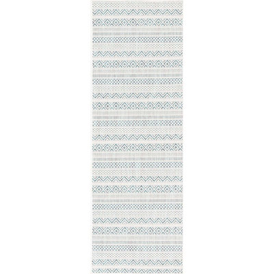 Hewitt Striped Indoor / Outdoor Rug
