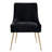 19'' H Velvet Upholstered Metal Parsons Chair-1340082583-1322090724