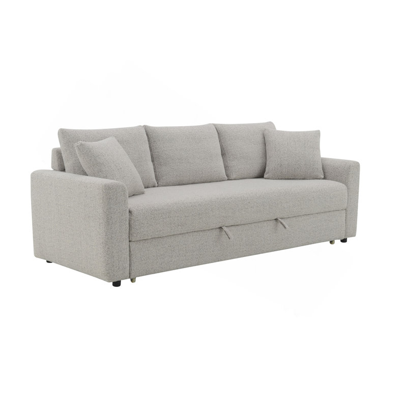 Canapé-lit modulaire Connie, Beige Boucle