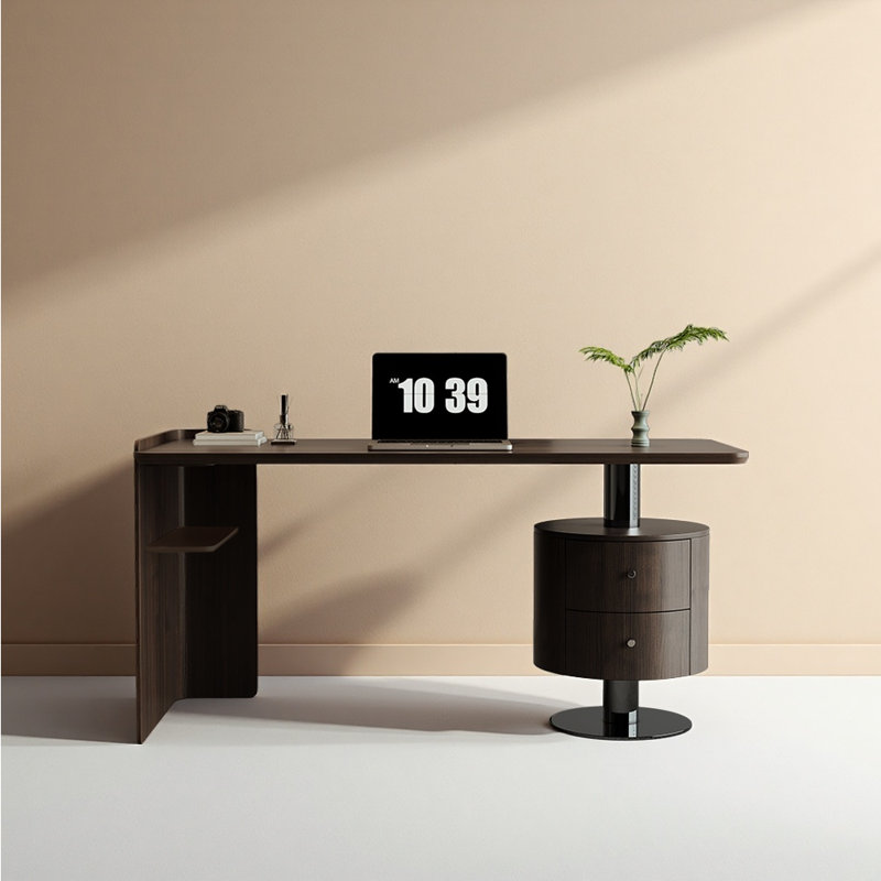 Bureau simple et moderne, Tanné, H 29,53 po x l 70,87 po x P 27,56 po