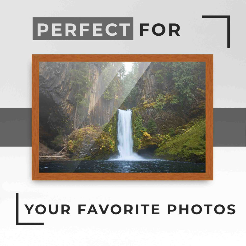 Wood Matte Picture Frame, 19" x 24", Honey Pecan