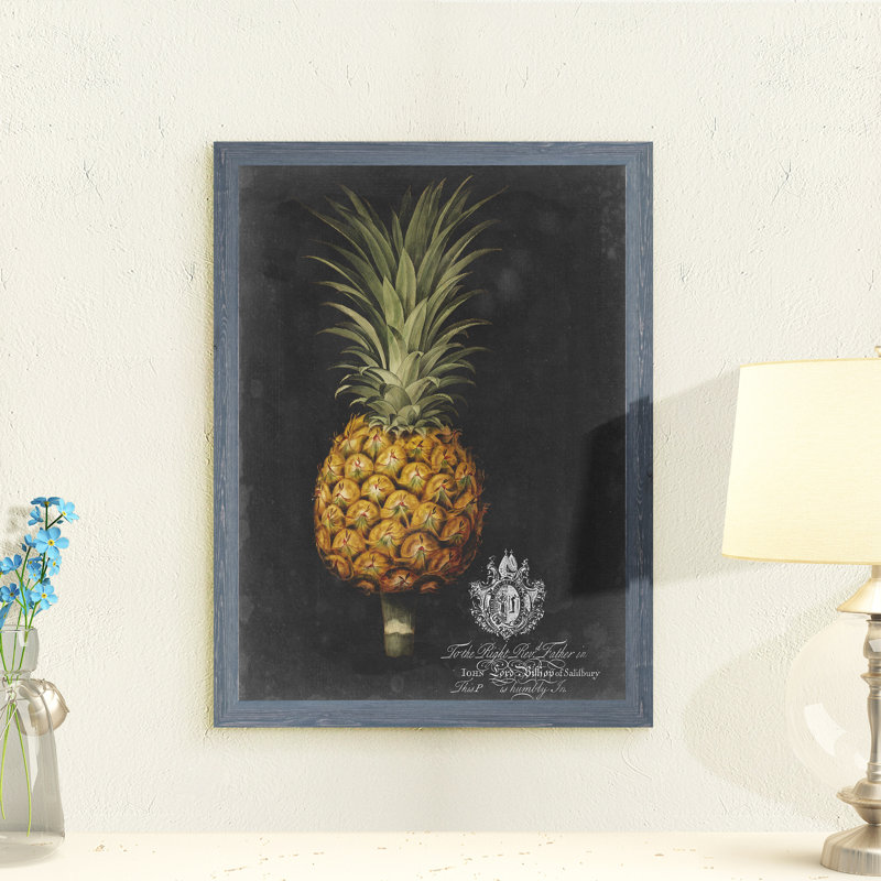 « royal brookshaw ananas ii » par paul cezanne-photo, reproduction d’art encadrée, H 28 po x l 38 po x 1,25 po