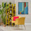 «Blue & Red Arches», art mural sur toile par Pippin Schupbach-836586521-836586525