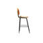 Upholstered Counter Stool with Metal Frame-107256674