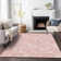 Premium Machine Washable Prisco Pink Rug