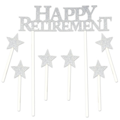 Dessus de gâteau Happy Retirement