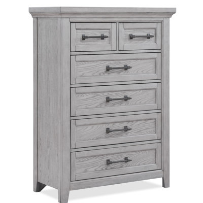 Meuble de chambre contemporain en bois gris clair