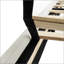 Grand lit plateforme tapissier