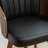 Tyandra Faux Leather Upholstered Swivel Counter Stool-190630657-193850517