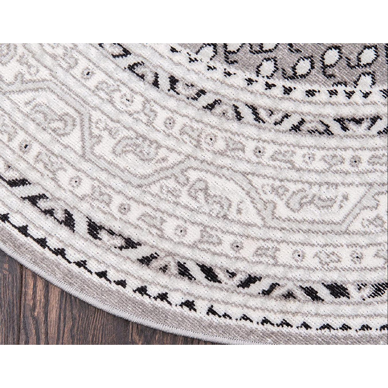 Oriental Indoor Rug, Round 3'7"