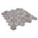 Textured Honeycomb Hexagon Marble Mosaic Tile