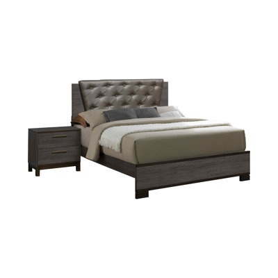 Ensemble de chambre configurable avec lit tapissier Netto