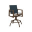 Chaise de bar pivotante en aluminium berlinois Vida Mesquite