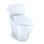Toilette allongée une pièce TOTO® Legato® 1,28 GPF avec siège CEFIONTECT® et SoftClose®, prêt pour WASHLET® +, coton blanc