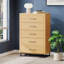 Commode à 5 tiroirs pour l'organisation et la décoration de la chambre à coucher-143368234